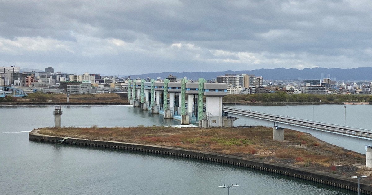 淀川大堰で水門整備 25年万博見据え、大阪湾～京都を船で往来も | 毎日新聞