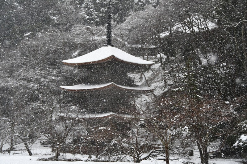 舞鶴金剛院 冬 金剛院の雪景色(舞鶴市) 平忠盛ゆかりの寺