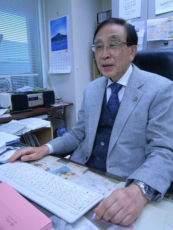 元検事で弁護士の国田武二郎さん=名古屋市中区で、2022年1月21日、藤顕一郎撮影