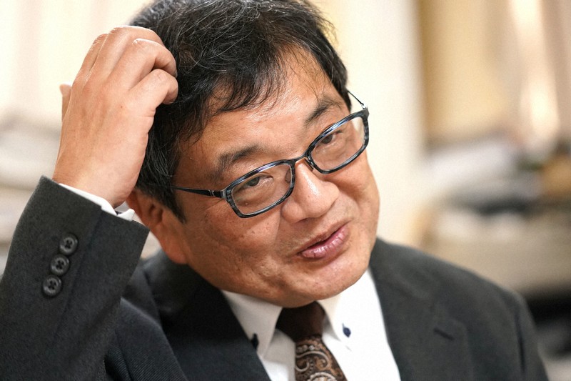 森永卓郎氏=藤井太郎撮影