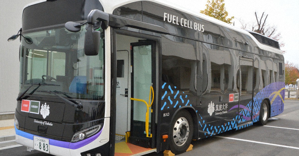 災害時、自前電源で出動 水素バスで感染症検査 筑波大が実証実験 成人