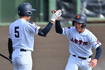 第94回選抜高校野球 山梨学院 春の招待状 強力打線、頂点目指す
