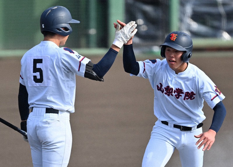 第94回選抜高校野球 山梨学院 春の招待状 強力打線、頂点目指す