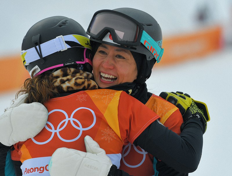 日本代表　冬季オリンピック　スノーボード　竹内　智香 　直筆サイン入りフォト 竹内智香選手」オリジナルスノーボードを無料レンタルします