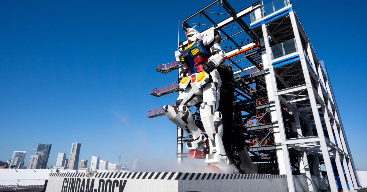 Lifesize Gundam statue's stay in Yokohama extended to March 2023 amid fan demand The Mainichi