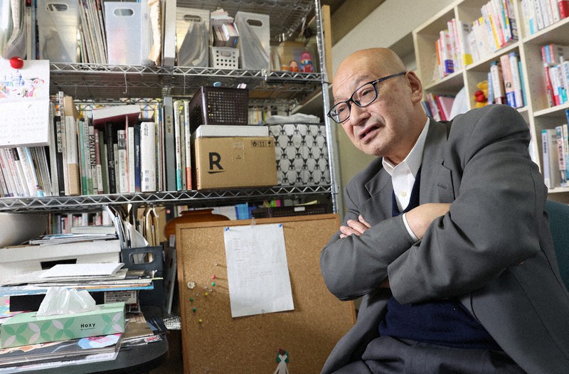 連合赤軍事件について振り返る植垣康博さん=東京都新宿区で2022年1月16日、佐々木順一撮影
