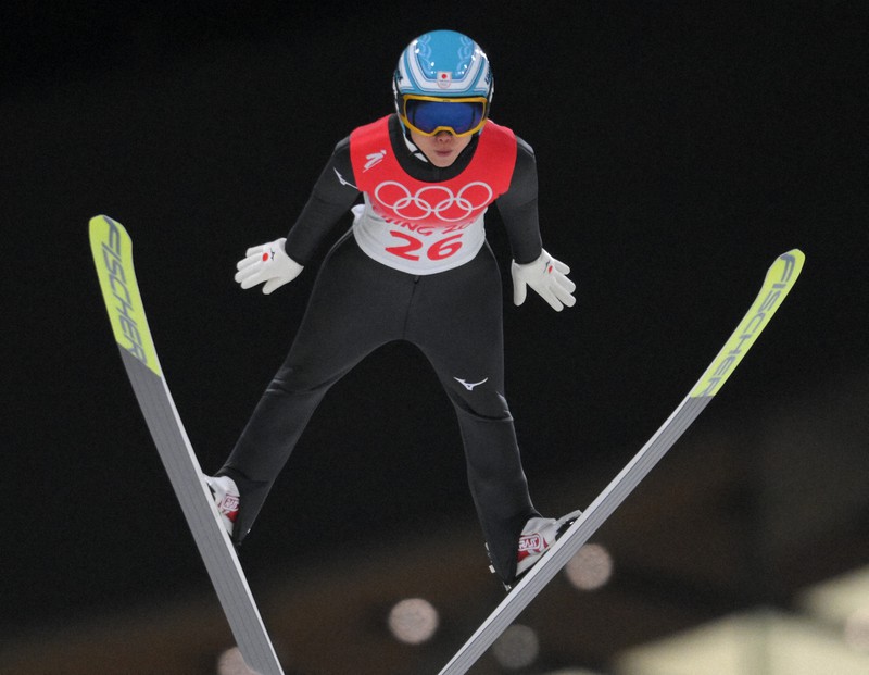 伊藤有希選手実使用　ゼッケン 14位の伊藤有希は万感の涙「今までの五輪で一番空が綺麗に見えた