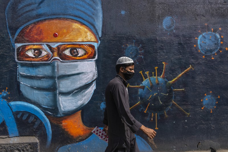 コロナ世界の現場から：壁画のまなざし＠インド | 毎日新聞