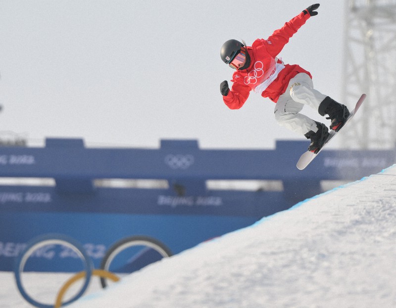 冨田せな、1本目から大技 「もっと攻めたい」一心の銅 スノボHP | 毎日新聞