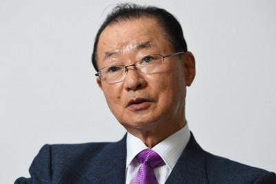 河村建夫氏＝前田梨里子撮影