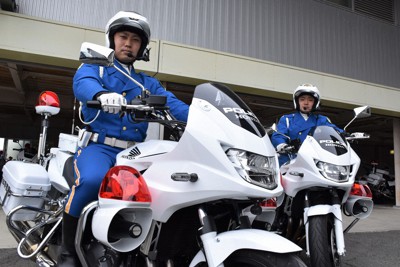 憧れた白バイで全国大会優勝 27歳巡査長 J1で活躍した父の縁 毎日新聞