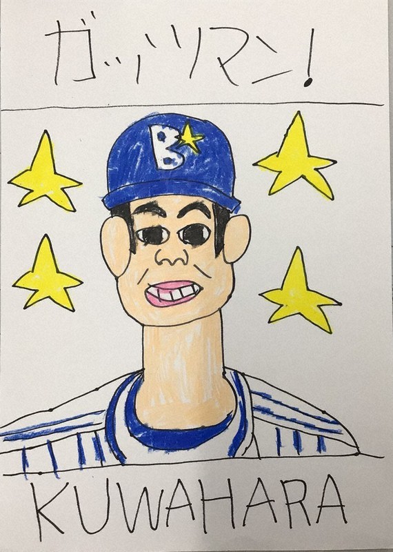 プロ野球 ベイスターズ選手、似顔絵生き生きと 発達障害のファン32人が