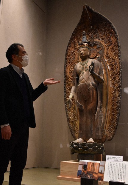 みんなで守る、地域の文化財 県博で企画展 盗難被害から戻った仏像展示