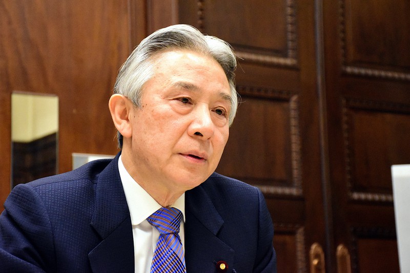 盛山正仁氏=須藤孝撮影