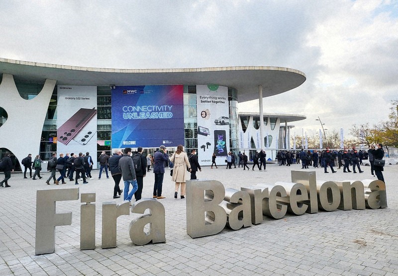 3年ぶりに通常通りの日程で開催されたMWC。会場のフィラ・デ・バルセロナ・グランビア