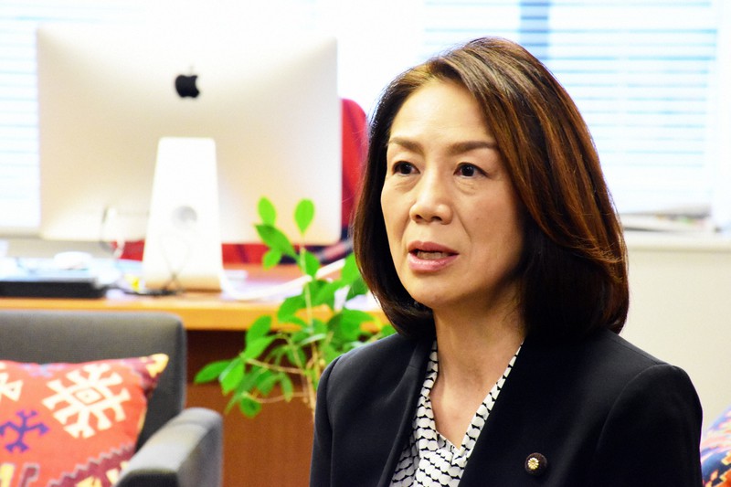 徳永エリ氏=須藤孝撮影
