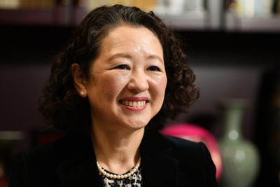 芳野友子氏＝宮本明登撮影