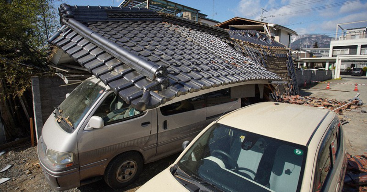 In Photos Bullet train derails, traffic disrupted after strong quake