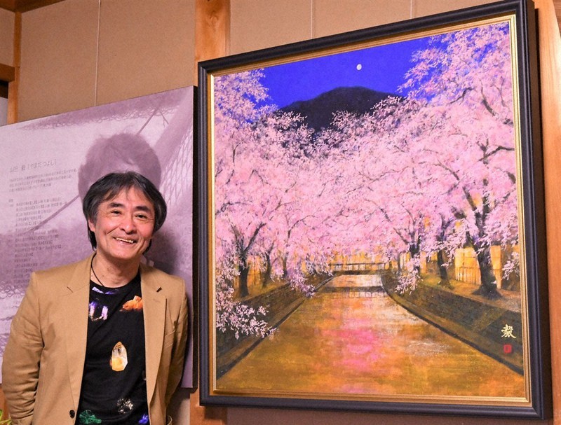 お寺で日本画展 城崎出身の山田さん 豊岡・22日まで ／兵庫