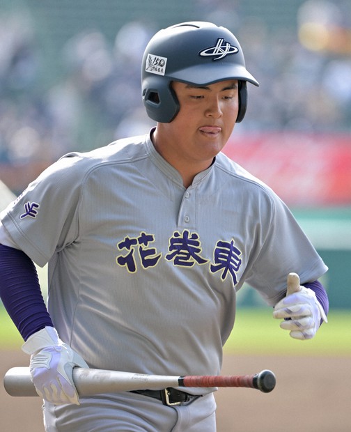 花巻東・佐々木麟太郎「本当にふがいない」 リベンジ期す センバツ