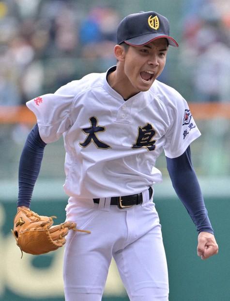 大島　野球部 大島・大野稼頭央、169球完投 離島から目指した夢 センバツ