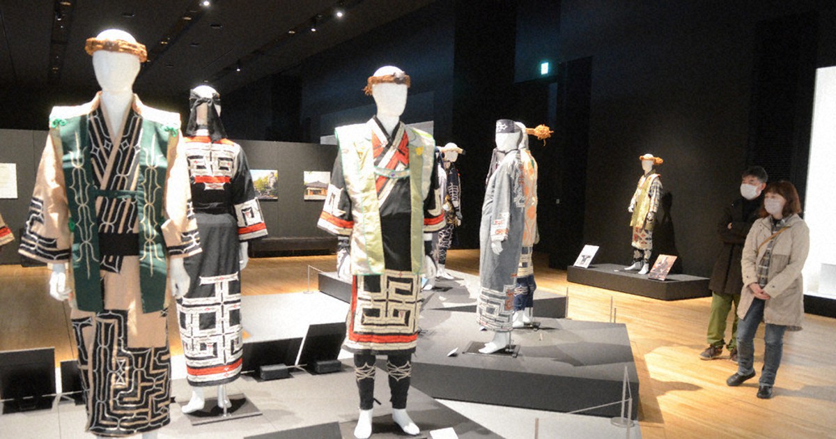 衣服でアイヌ文化発信 伝統衣装など70点展示 白老・ウポポイで5