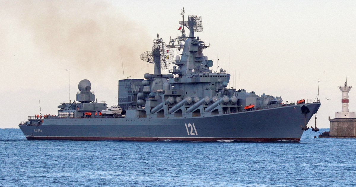 沈没したロシア旗艦 「ミサイル2発が命中」と米国防総省高官