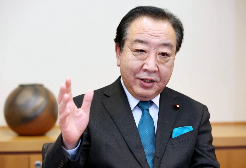野田佳彦氏=幾島健太郎撮影