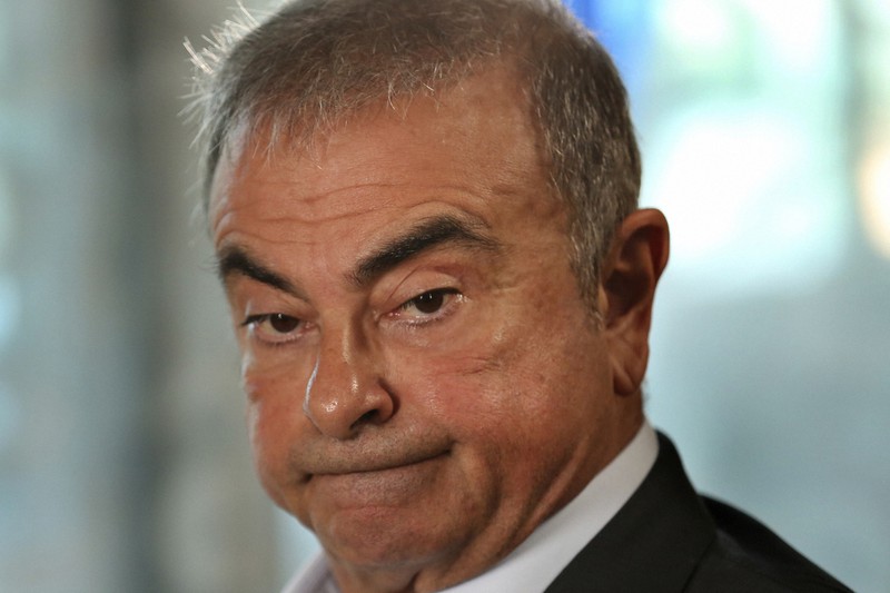 カルロス・ゴーン被告=レバノンで2021年5月25日、AP