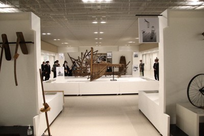 サイエンスポート古農機具展示お披露目会の様子