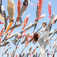 3年ぶりに大空を舞うこいのぼり 大阪・高槻市で「こいのぼりフェスタ