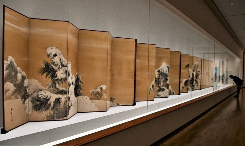 大胆な構図に青伸びゆく 山元春挙150年展 風景画など80件 県立美術館