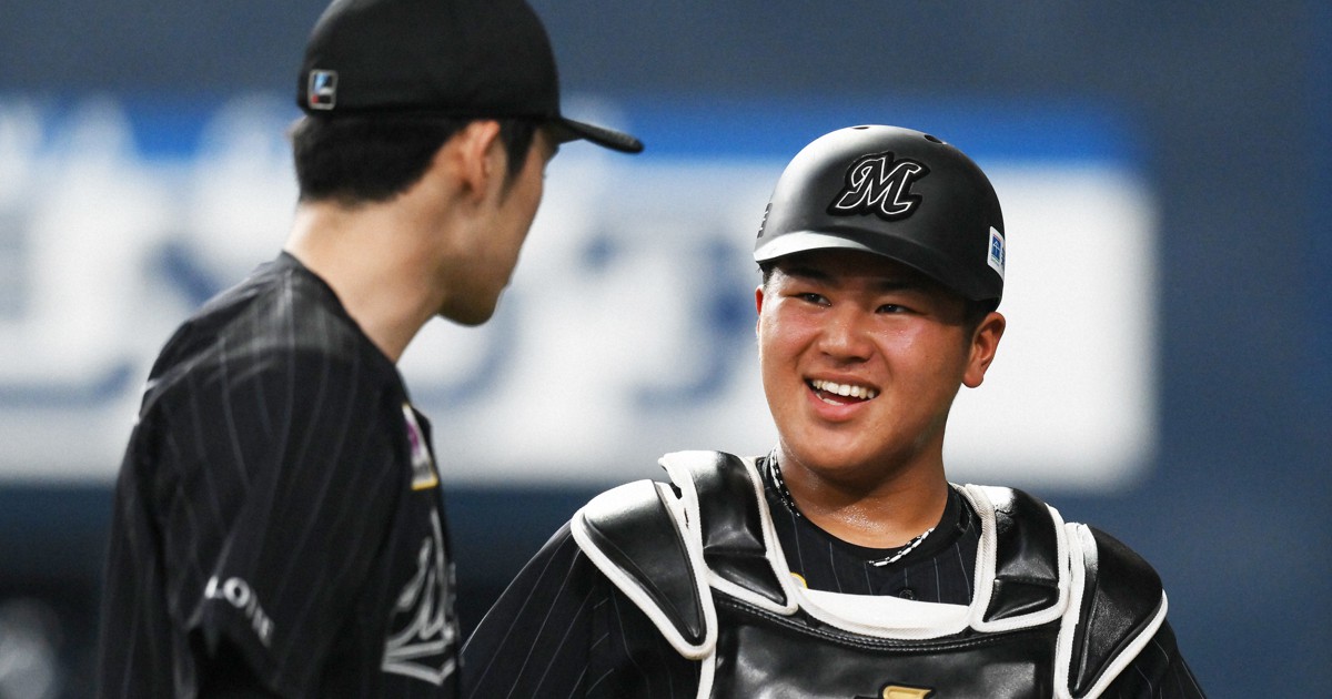 focus プロ野球：完全試合支えた18歳新人捕手 ロッテ・松川虎生の