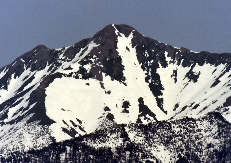 風景画 雪山と馬に乗った人物 メキシコで購入したもの 風景画 雪山と馬に乗った人物 メキシコで購入したもの