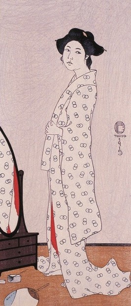 千葉市美術館所蔵・新版画：作品紹介／1 初々しい素朴さ実現 ／山口