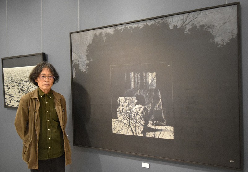 八島正明画伯の油彩画