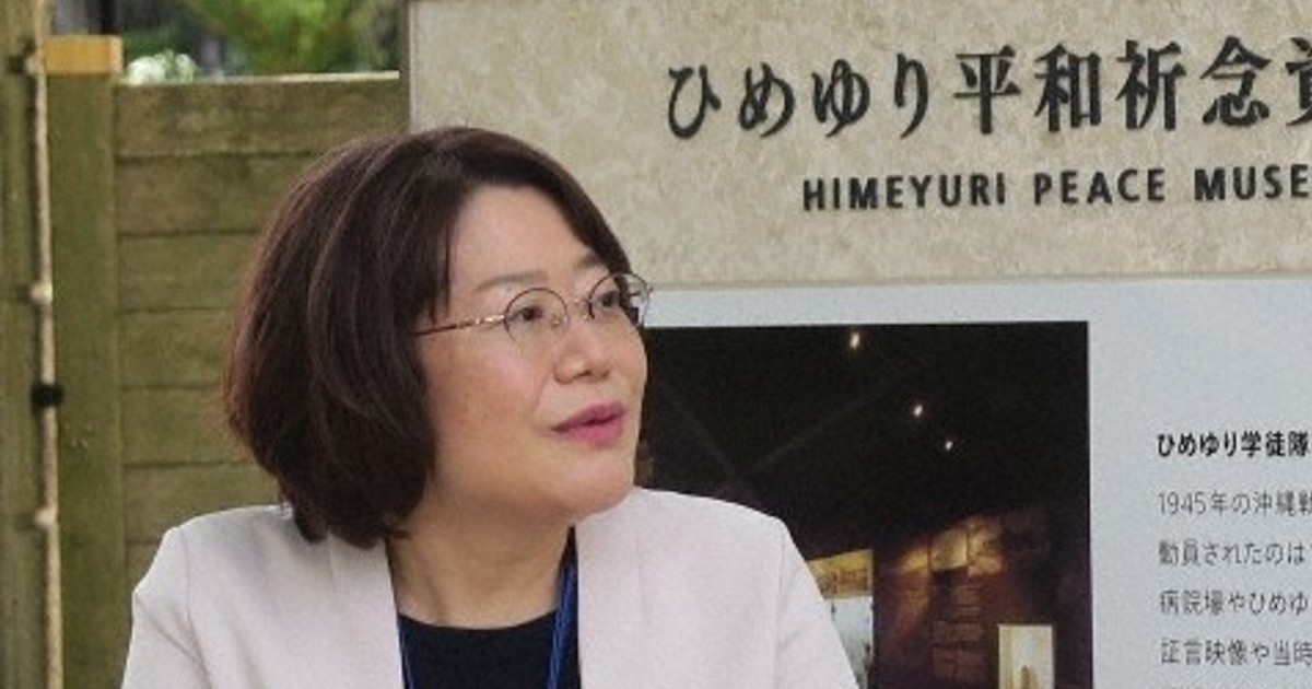 沖縄「復帰50年」の群像：感じ取る心、覚悟 ひめゆり平和祈念資料館
