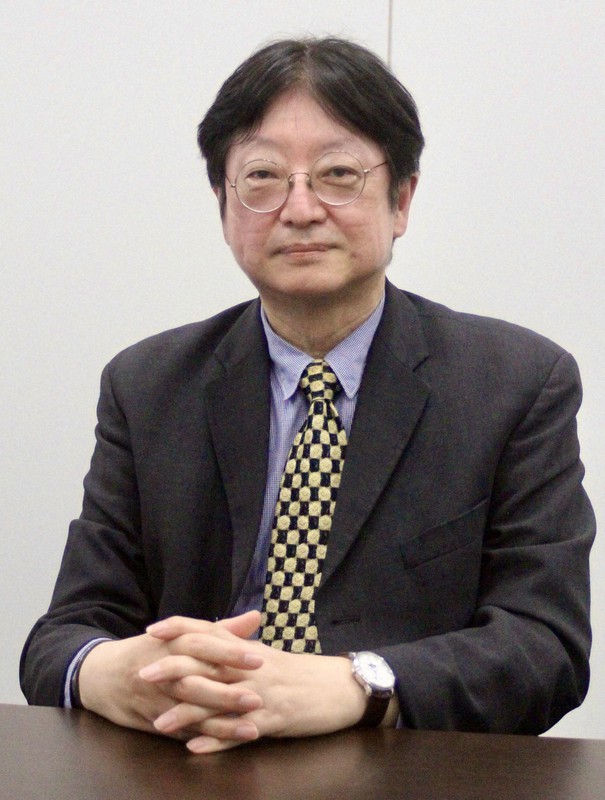 ウクライナ財務相のアドバイザーを務める田中克さん=東京都千代田区の国際協力機構(JICA)本部で2022年5月2日午後2時20分、辻本知大撮影
