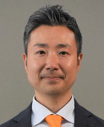 参院選に立候補を表明した遠藤弘樹氏＝新潟中央区で2022年5月25日午後1時50分、池田真由香撮影
