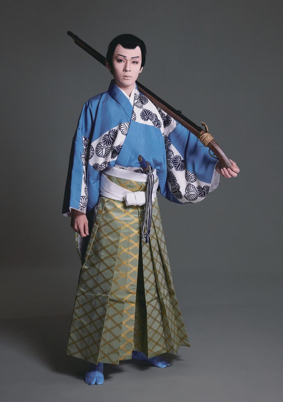 歌舞伎 十代目 松本 幸四郎(市川染五郎) 若いころの 大きな生写真 額装品 歌舞伎 十代目 松本 幸四郎(市川染五郎) 若いころの 大きな生