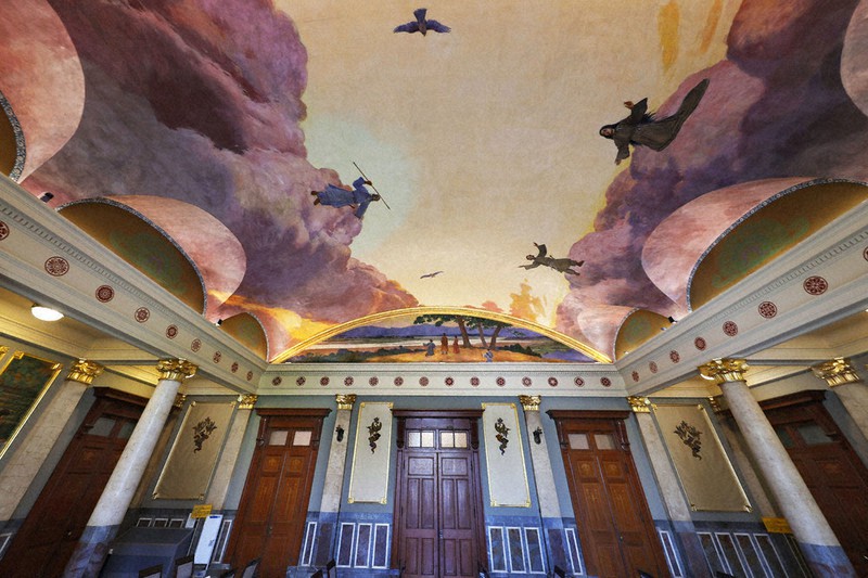 レトロの美：大阪市中央公会堂 大阪市北区 思わず漏れる感嘆の声