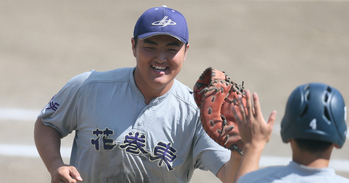 花巻東高校　野球ジャケット 高校通算140発・佐々木麟太郎が自身初の夏の甲子園へ 花巻東が4