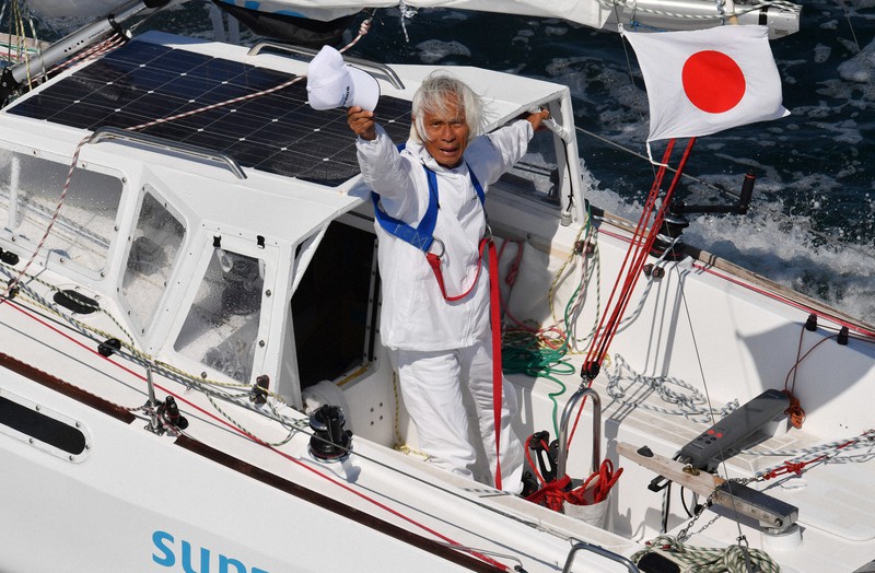 堀江さん単独無寄港太平洋横断 [写真特集1/10] | 毎日新聞