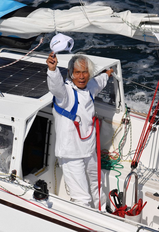 堀江さん単独無寄港太平洋横断 [写真特集1/10] | 毎日新聞