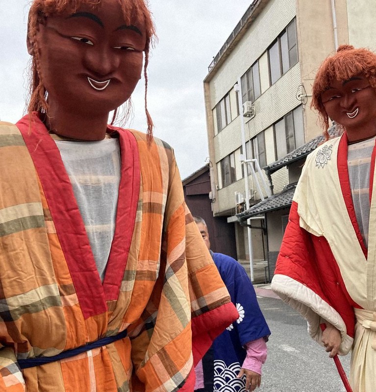 笠寺猩々保存会の猩々。国際芸術祭あいち2022(7月30日開幕、4会場で開催)では、猩々が大発生する予定