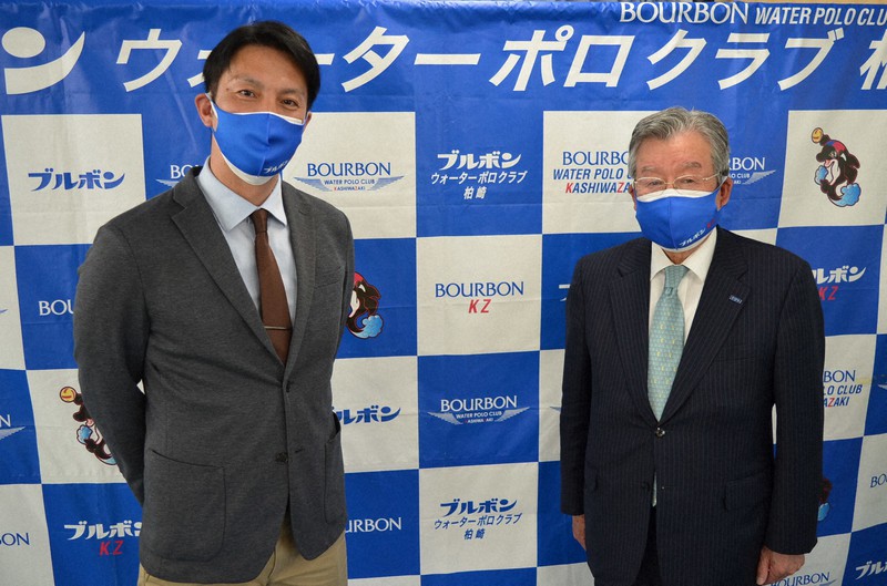 柏水 スポーツの今：原動力はブルボンKZ 水球のまち柏崎、目指すアジアの