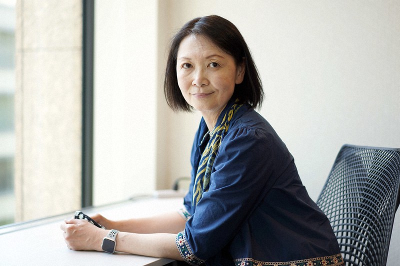 シンガポール紙「聯合早報」東京特派員の符祝慧さん=東京都千代田区で2021年6月1日、藤井太郎撮影