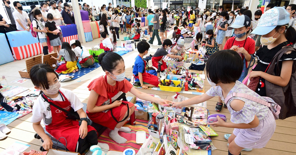 小4も店主 Mottainaiキッズフリマ 670人が参加 毎日新聞
