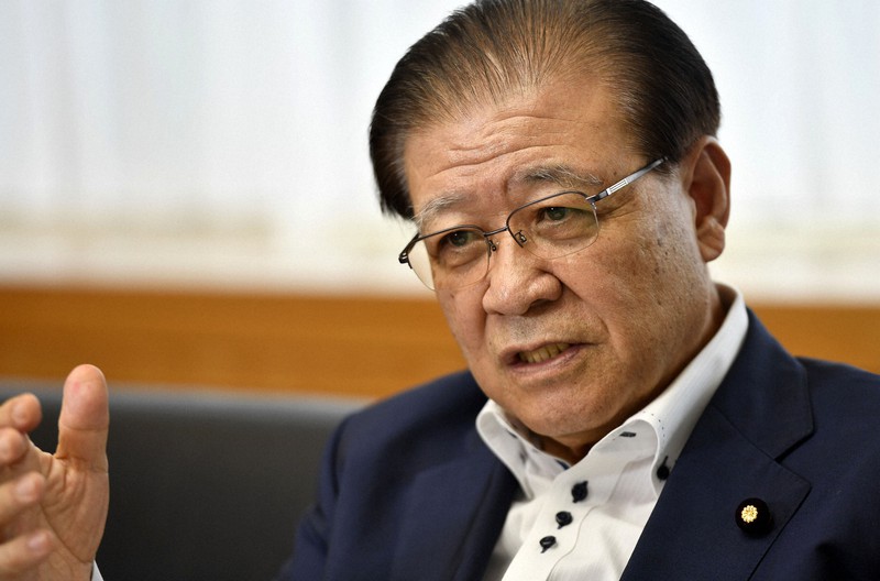 市田忠義氏=藤井達也撮影