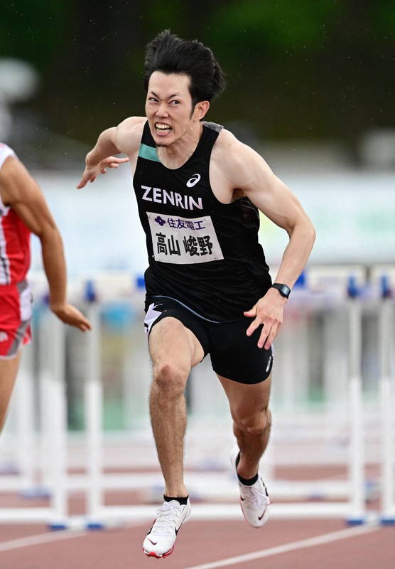 男子100予選で坂井隆一郎10秒02 世界選手権内定 [写真特集1/17